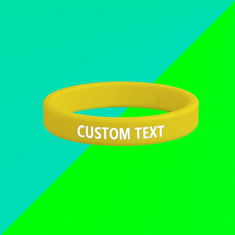 Custom Silicone Wristbands 100pcs Set, Gift for Her/Him